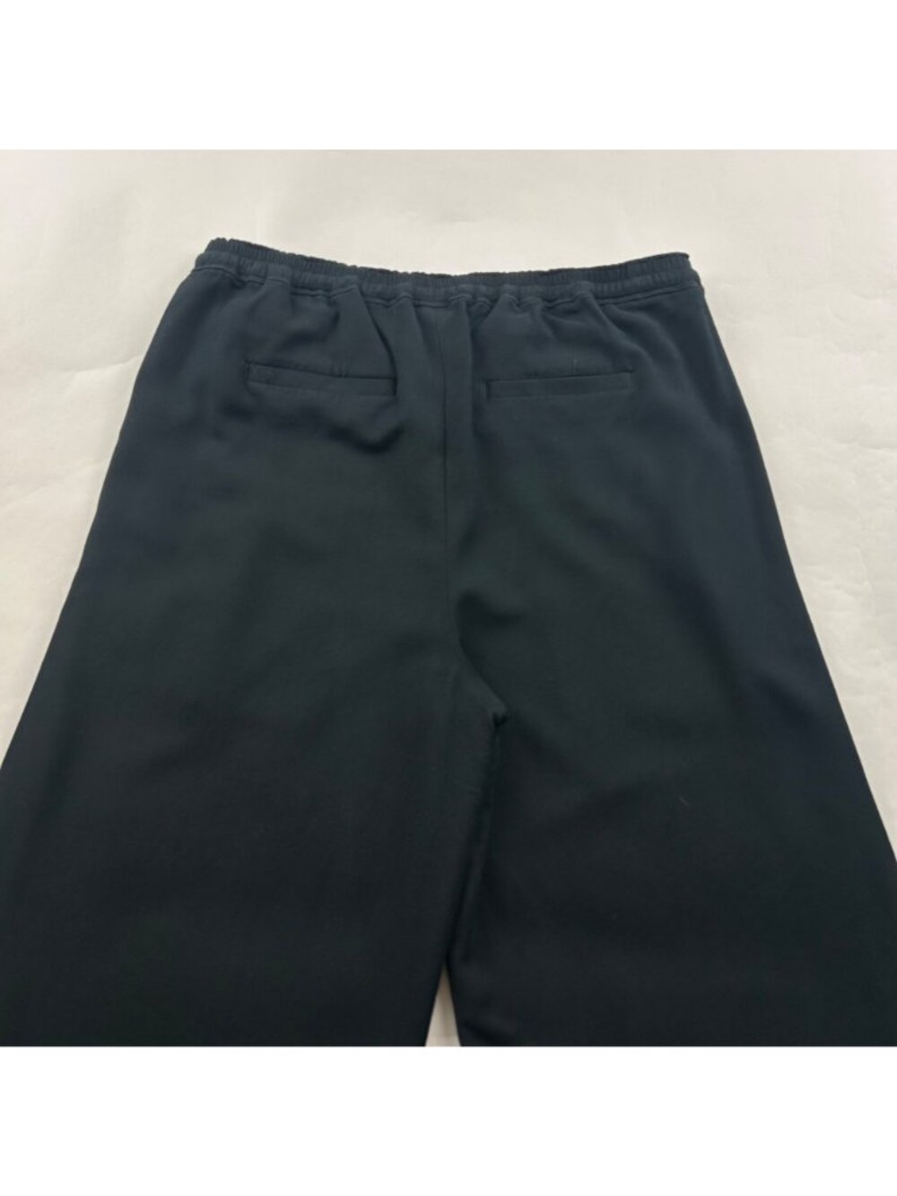 J. Crew Black Lightweight Soft Drape Wide Leg Pant 0 - Picture 7 of 7